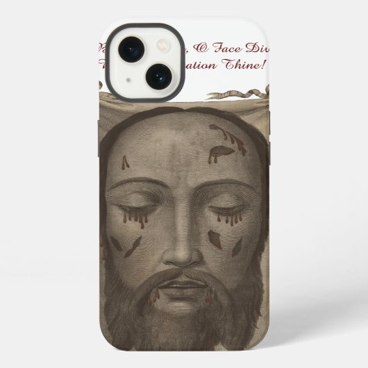 Etui iPhone 13 Sainte Face de Jésus (Verso)