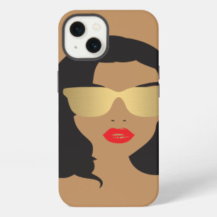 Etui iPhone 13 Salon de coiffure, styliste, beauté fille bronzée/