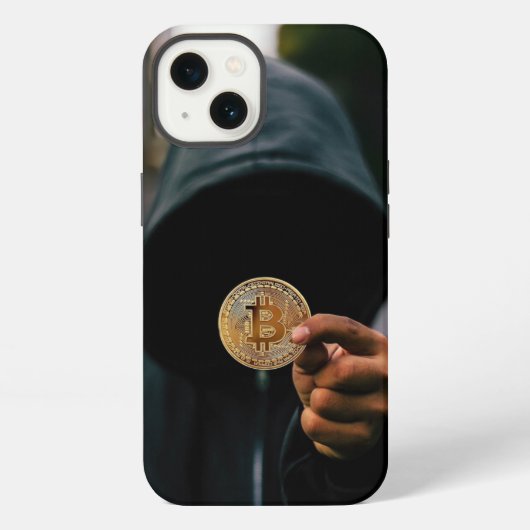 Etui iPhone 13 Satoshi Gold Bitcoin (Verso)