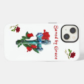 Etui iPhone 13 Sauvé par la grâce (Verso Horizontal)
