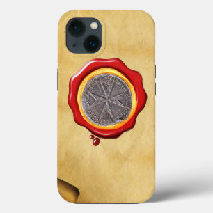 Etui iPhone 13 Sceau de St. Stephen Toscane Medici PARCHEMIN de c