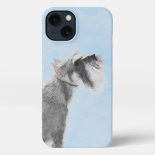 Etui iPhone 13 Schnauzer (Giant, Standard) Peinture - Chien Art