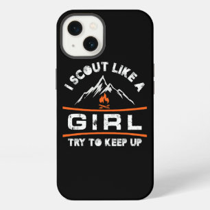 Etui iPhone 13 Scout comme une fille essayer de continuer