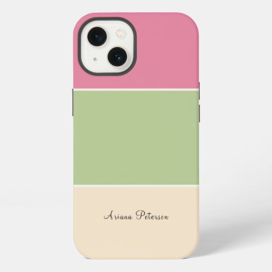 Etui iPhone 13 Script de couleur du panier de fruits (Verso)