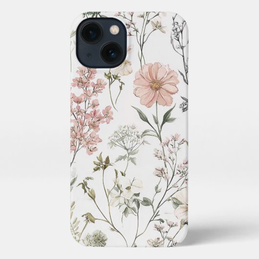 Etui iPhone 13 Serene Petals (Verso)