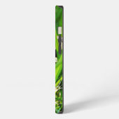 Etui iPhone 13 Serpent Python boule dans l'herbe (Côté gauche)