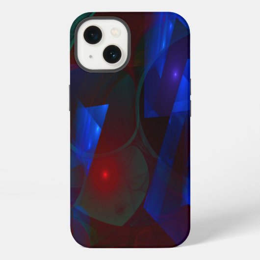 Etui iPhone 13 Shards 3D Flame Fractale (Verso)