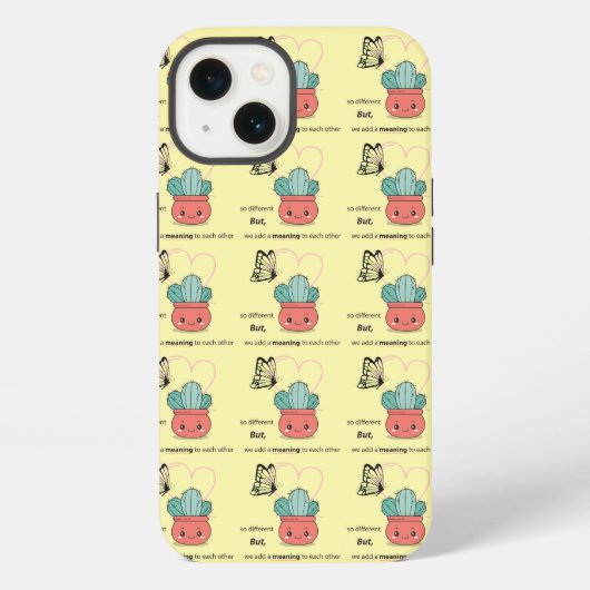 Etui iPhone 13 Si différents, parfaits ensemble – Couple d'amour (Verso)