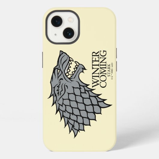 Etui iPhone 13 Sigil des Stark - L'Hiver arrive (Verso)