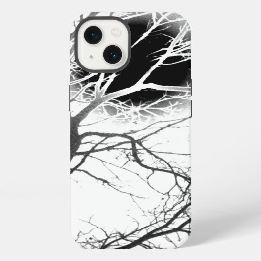 Etui iPhone 13 Silhouette au clair de lune (Verso)
