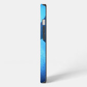 Etui iPhone 13 Silhouette de requin d'océan profond (Côté gauche)