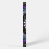 Etui iPhone 13 Silver Aum Hexagon Fantasy Fractals (Côté droit)