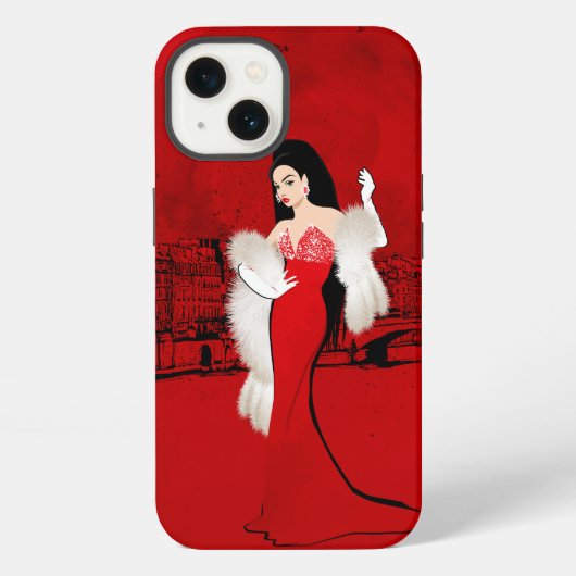 Etui iPhone 13 Sizzling à Paris (Verso)