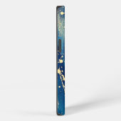 Etui iPhone 13 Ski saut splatter art (Côté droit)