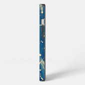 Etui iPhone 13 Ski saut splatter art (Côté gauche)