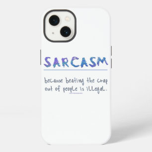 Etui iPhone 13 SlipperyJoe's Sarcasme citation de slogan drôle qu