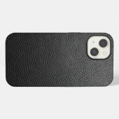 Etui iPhone 13 Snakeskin noir (Verso Horizontal)