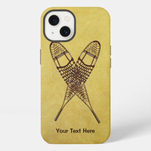 Etui iPhone 13 Snowshoes (Verso)