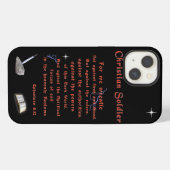 Etui iPhone 13 Soldats chrétiens (Verso Horizontal)