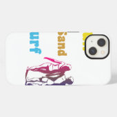 Etui iPhone 13 Soleil Sable Surf (Verso Horizontal)