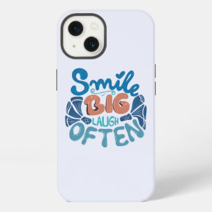 Etui iPhone 13 Sourire Grand Rire Souvent : Message Chaleureux
