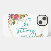 Etui iPhone 13 Soyez Fort (Verso Horizontal)