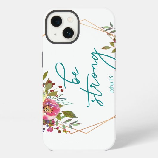 Etui iPhone 13 Soyez Fort (Verso)