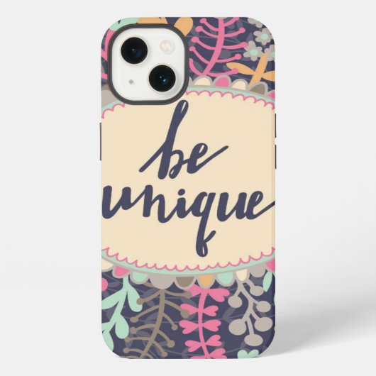 Etui iPhone 13 Soyez unique (Verso)