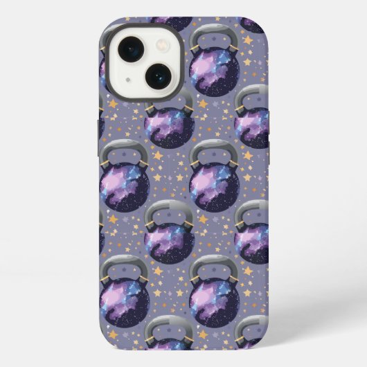 Etui iPhone 13 Space Galaxy Kettlebell (Verso)
