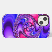 Etui iPhone 13 Spirale pourpre (Verso Horizontal)