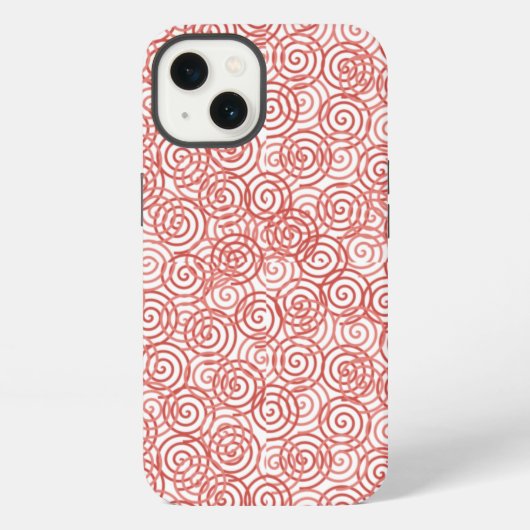 Etui iPhone 13 Spirales Bohèmes (Verso)