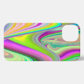 Etui iPhone 13 Spirit of Summer Breeze, Rainbowart Abstrait 3D (Verso Horizontal)