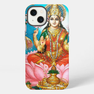 Etui iPhone 13 Spirituel Vintage Déesse Hindoue Lakshmi