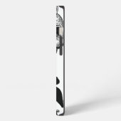 Etui iPhone 13 Squelette avec cigare (Côté gauche)