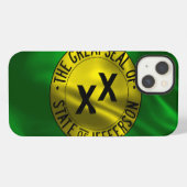 Etui iPhone 13 State of Jefferson Waving Flag iPhone Case (Verso Horizontal)