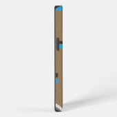 Etui iPhone 13 style Art Déco design abstrait (Côté droit)