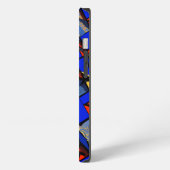Etui iPhone 13 Style de vitrail abstrait (Côté gauche)