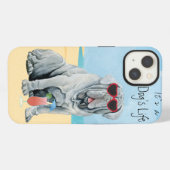 Etui iPhone 13 Summer Mastino (Verso Horizontal)