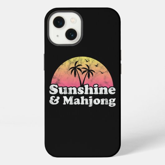 Etui iPhone 13 Sunshine et Mahjong (Verso)