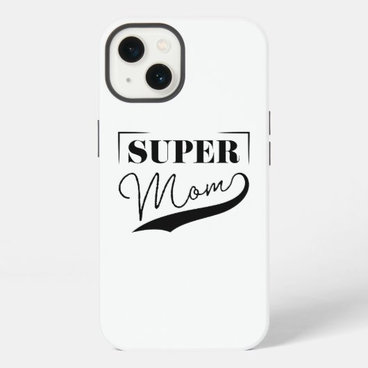Etui iPhone 13 Super Maman (Verso)