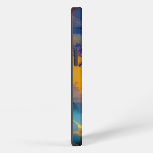 Etui iPhone 13 Superbe lever de soleil sur l'étang (Côté droit)