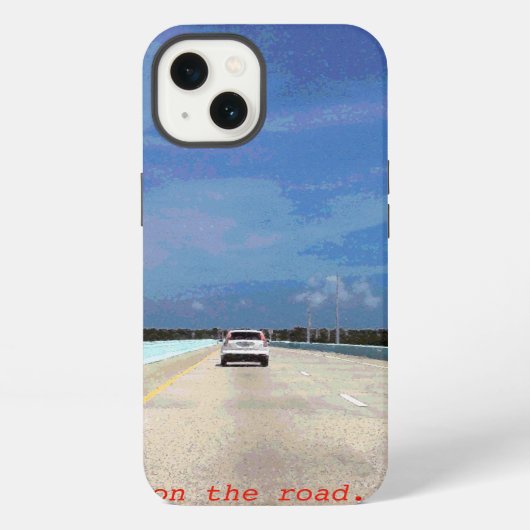 Etui iPhone 13 Sur la route à travers les clés (Verso)
