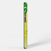 Etui iPhone 13 Surf, surf avec palme (Côté droit)