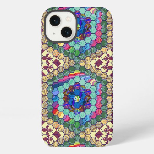 Etui iPhone 13 Surface composée maison (Verso)