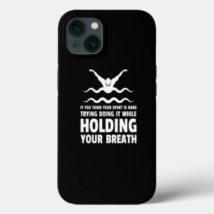 Etui iPhone 13 Swim Swimmer Amusant nager Sport Pratique Design