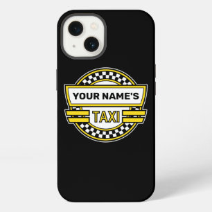 Etui iPhone 13 Symbole de taxi personnalisé