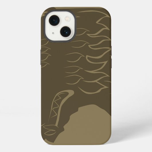 Etui iPhone 13 Symbole de tête d'ours BEORN™ (Verso)