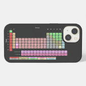 Etui iPhone 13 Tableau périodique des éléments (Verso Horizontal)