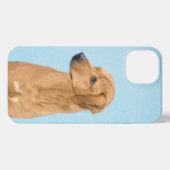 Etui iPhone 13 Tableau Rhodesian Ridgeback - Art Chien original (Verso Horizontal)