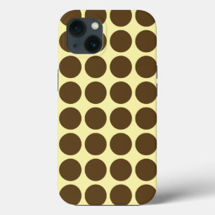 Etui iPhone 13 Taches neutres de crème de pécan